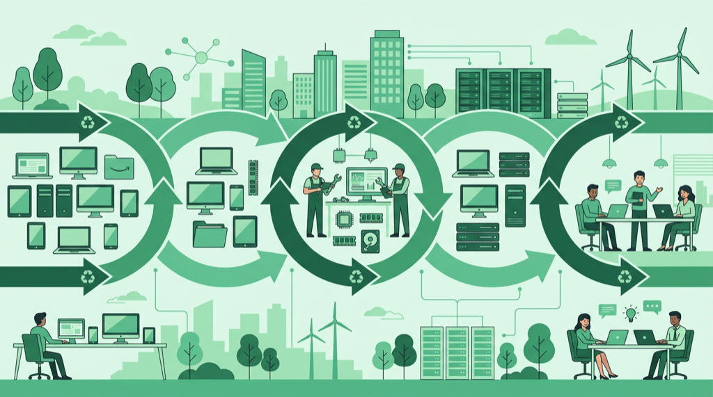 Wide banner: IT assets, circular economy, and value recovery