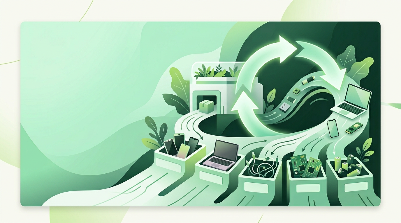 Responsible e-waste management with secure recovery and recycling